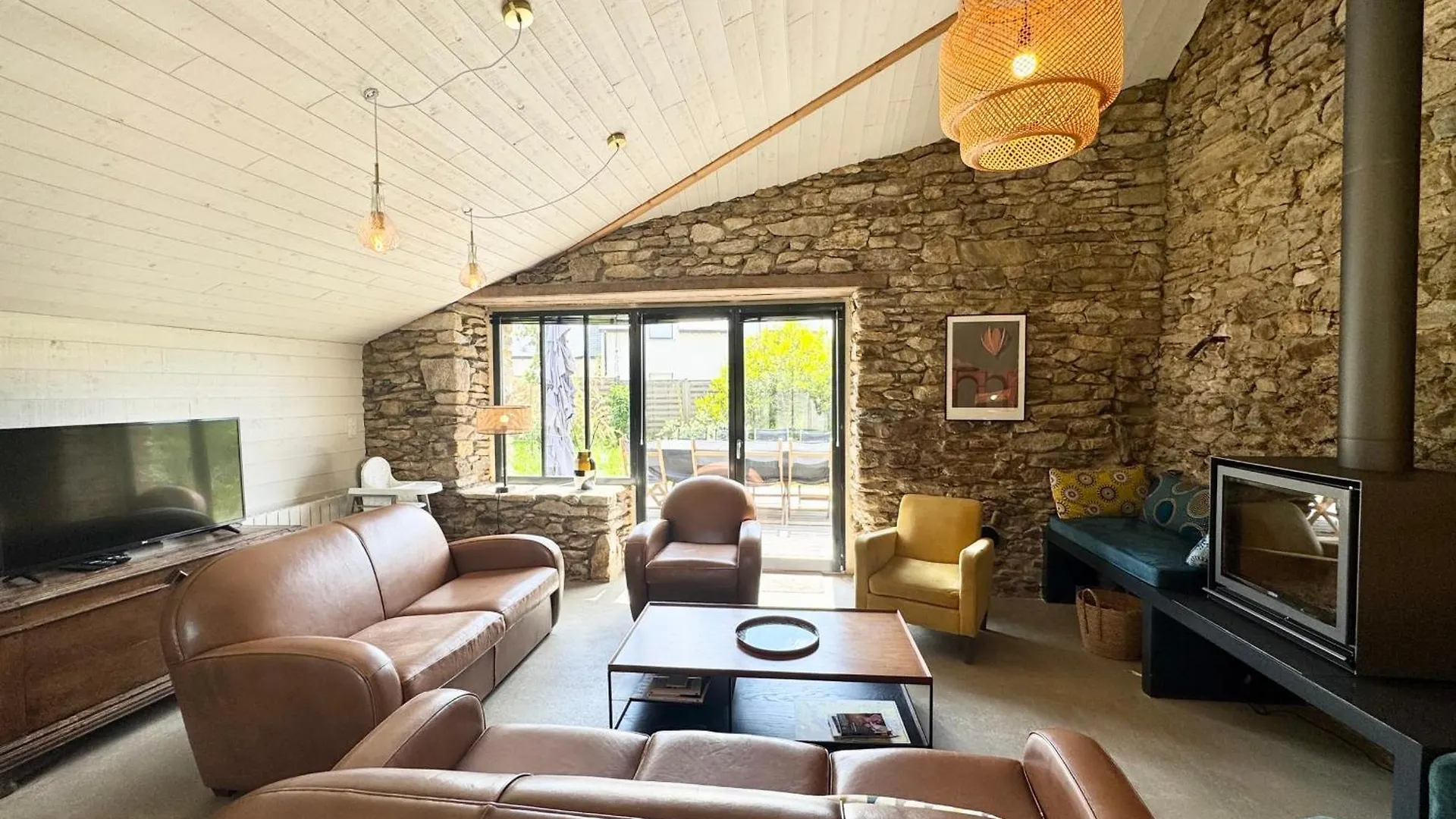 Вилла Spacieuse Maison Bretonne Plage A 3 Mi Сарзо