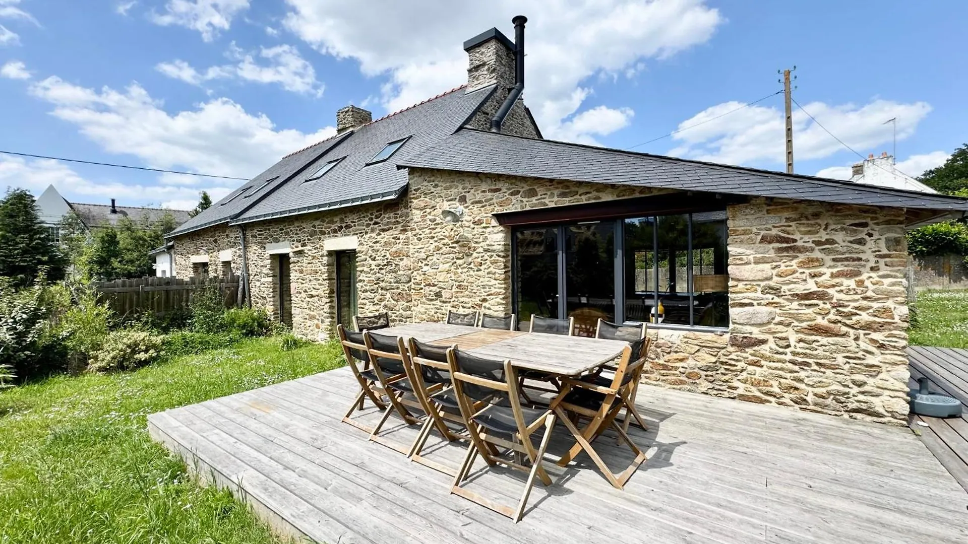 Вилла Spacieuse Maison Bretonne Plage A 3 Mi Сарзо